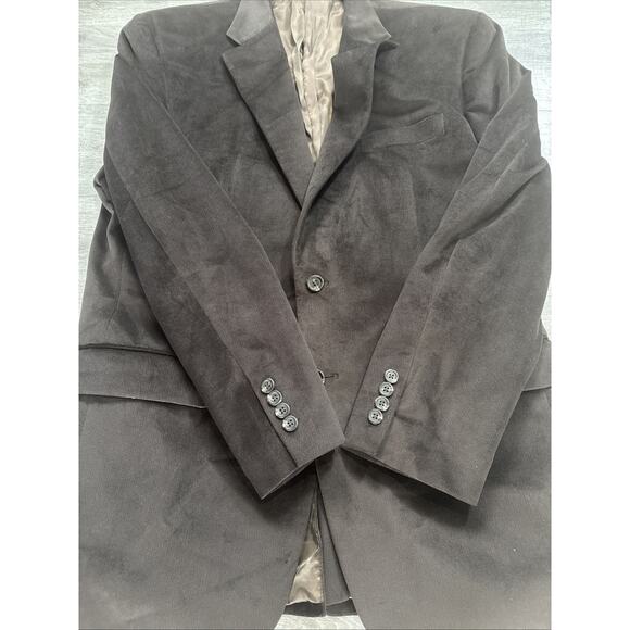 Chaps Ralph Lauren Brown Sport Coat Velvet Jacket Blazer 42L - Picture 7 of 8